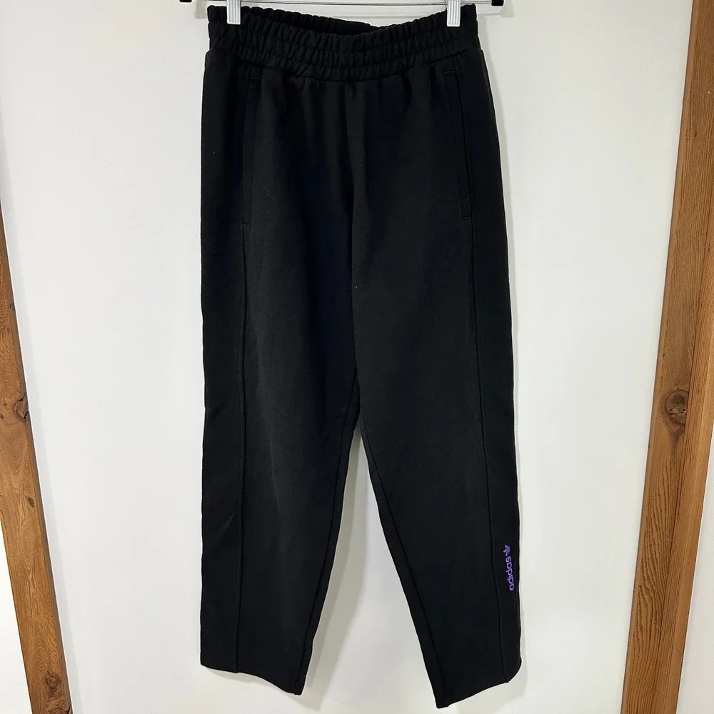 Adidas Adibreak Sweat Originals Snap Pants‎ Mens Medium Black Logos